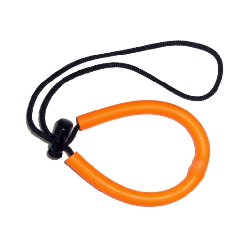 Trident Slide Lock Wrist Lanyard | Orange - Click Image to Close